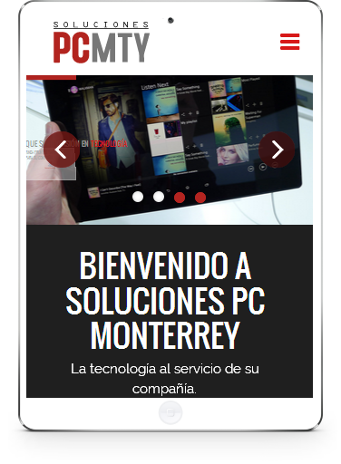 página web en ipad responsive